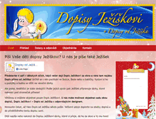 Tablet Screenshot of dopisyodjeziska.cz